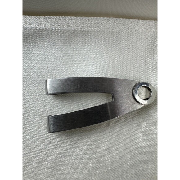 MONTBLANC Stainless Steel Money Clip -FLAW - Picture 2 of 11